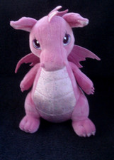 Aurora Pink Sparkle Tales 12" Dahlia Dragon Stuffed Animal NEW