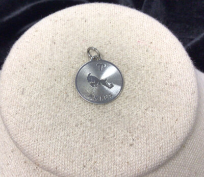 Vintage Sterling Silver 925 Aries Astrology Pendant GG165 | eBay