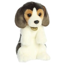 Aurora Miyoni Tots Sitting Pretty Beagle Pup 9.5 Inch Plush Figure NEW IN STOCK