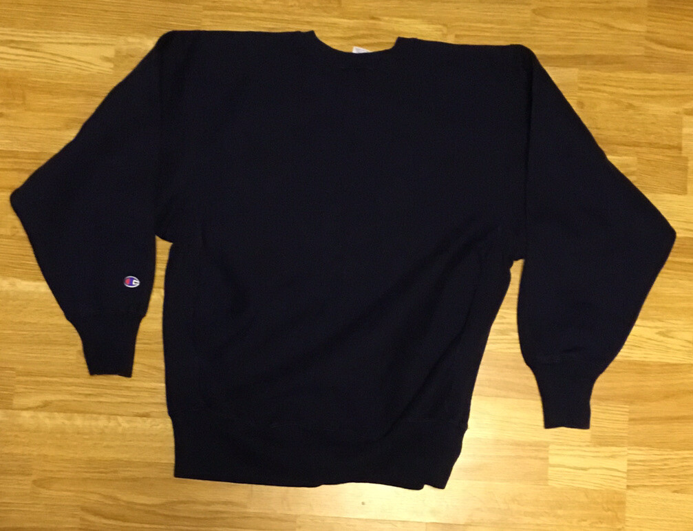 Vintage Champion Reverse Weave Long Beach Island LBI Navy
