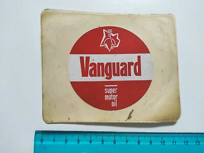 #ad ADESIVO VANGUARD MOTOR OIL AUTO STICKER AUTOCOLLANT VINTAGE 80s ORIGINAL EUR 9.90