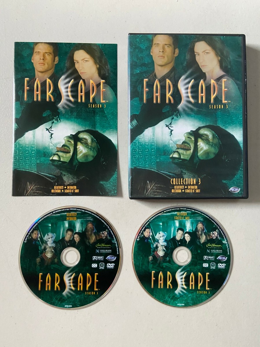 Farscape - Season 3 Complete Series (DVD, 10-Disc Set) Used