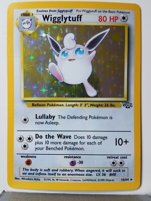 wigglytuff holographic pokemon card value Wigglytuff Reprint Bundle Lot of 2 main image 0
