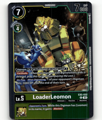 Digimon CCG LoaderLeomon - Animal Colosseum