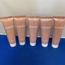 {W3} 5x  Skincare by Laurens Vanilla Almond Body Scrub Travel Size 30 ML Ea New