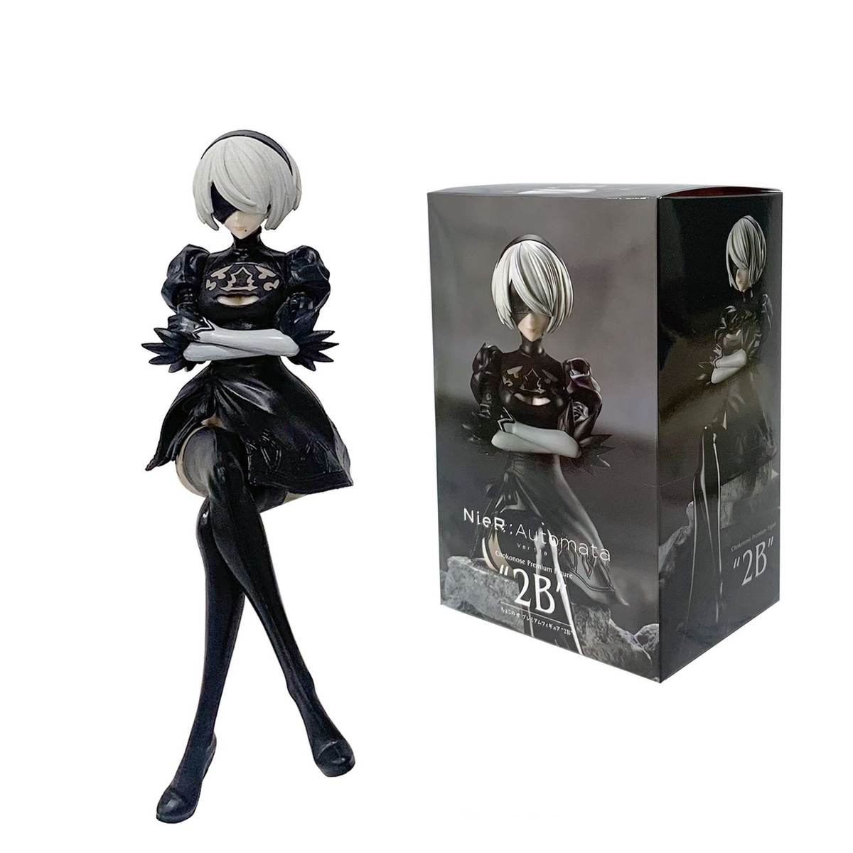 Bolomo Yorha No.02 Type B Black 1/4　2B NieR: Automata Figure Yorha No. 2 Type B 2B Anime Girl PVC