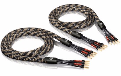8,00m Viablue SC-4 Bi Amping mit Aderendhülsen 8,0m 8m (1Paar)