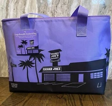 Trader Joe's Cooler Bag Lavender Purple Large Insulated NEW 8 gal Ships Free