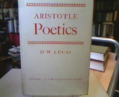 Aristotle Poetics: Introduction, Commentary, and Appendixes [Hardcover] D. W. Lu