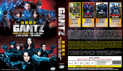 DVD ANIME GANTZ Complete Vol.1-26 End +2 Live Action + The Movie