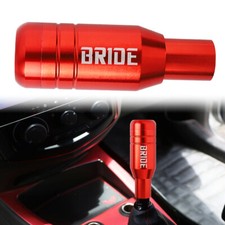 Universal Jdm Bride Aluminum Red Automatic Gear Stick Shift Knob Lever Shifter