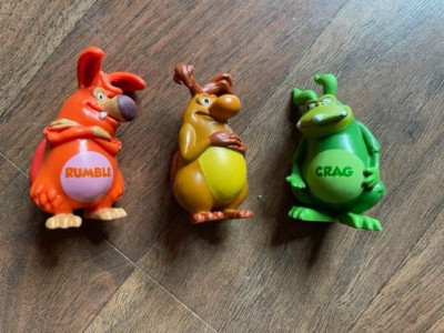 VINTAGE YOWIE LOT MONSTERS CRAG RUMBLE