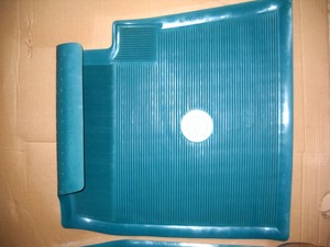 Details About Nos 1959 1960 Chevrolet Impala Convertibleturquoise Accessory 4 Piece Floor Mats