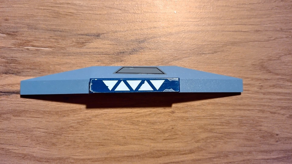 LEGO® 3x Keil 2x16 6410146 Hellgrau + 3x Fliese 1x6 Blau aus STAR WARS Set 7256 - Bild 2 von 4