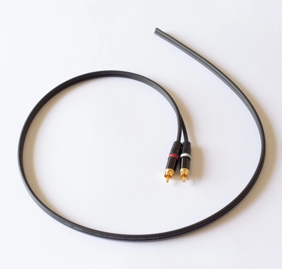 Technics Thorens Lenco Turntable RCA Cable Upgrade Replacement with Mogami 2965 - Image 2 of 4