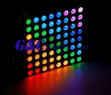 5mm 8*8 8x8 Full Colour RGB LED Dot Matrix Display Module Common Anode