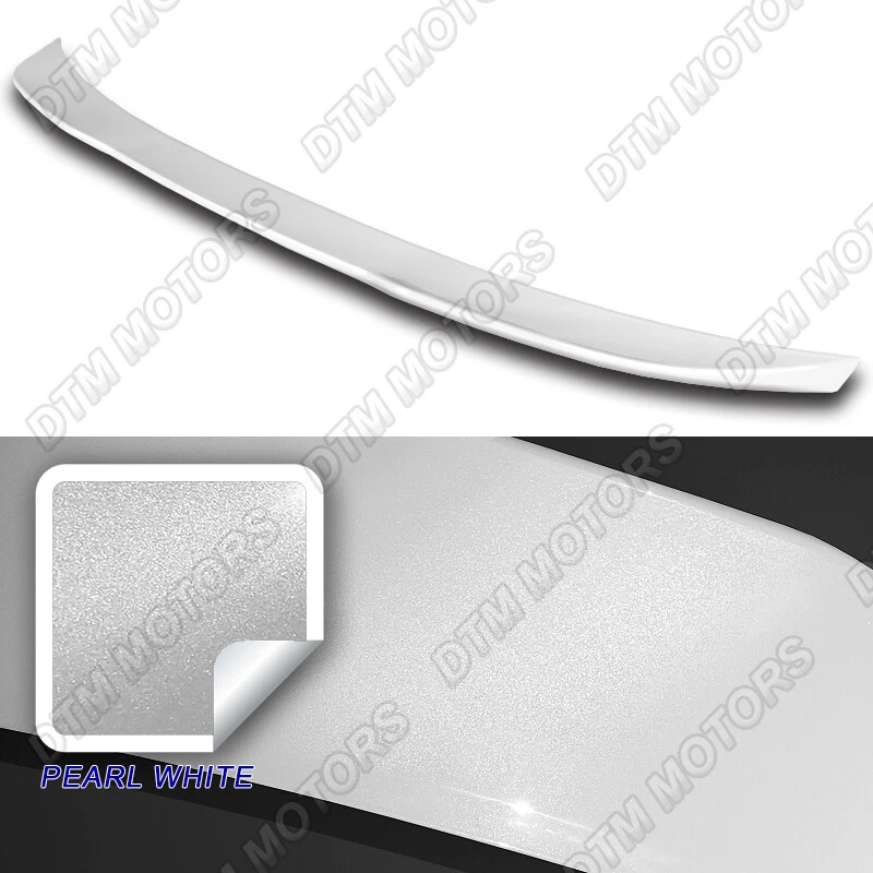 Alerón de maletero estilo V blanco perla para BMW 420i 430i 440i F32 14-20 con potencia Foto 2 de 4