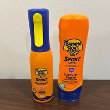 Banana Boat Sport Ultra Lot of 2 Sunscreens NWT