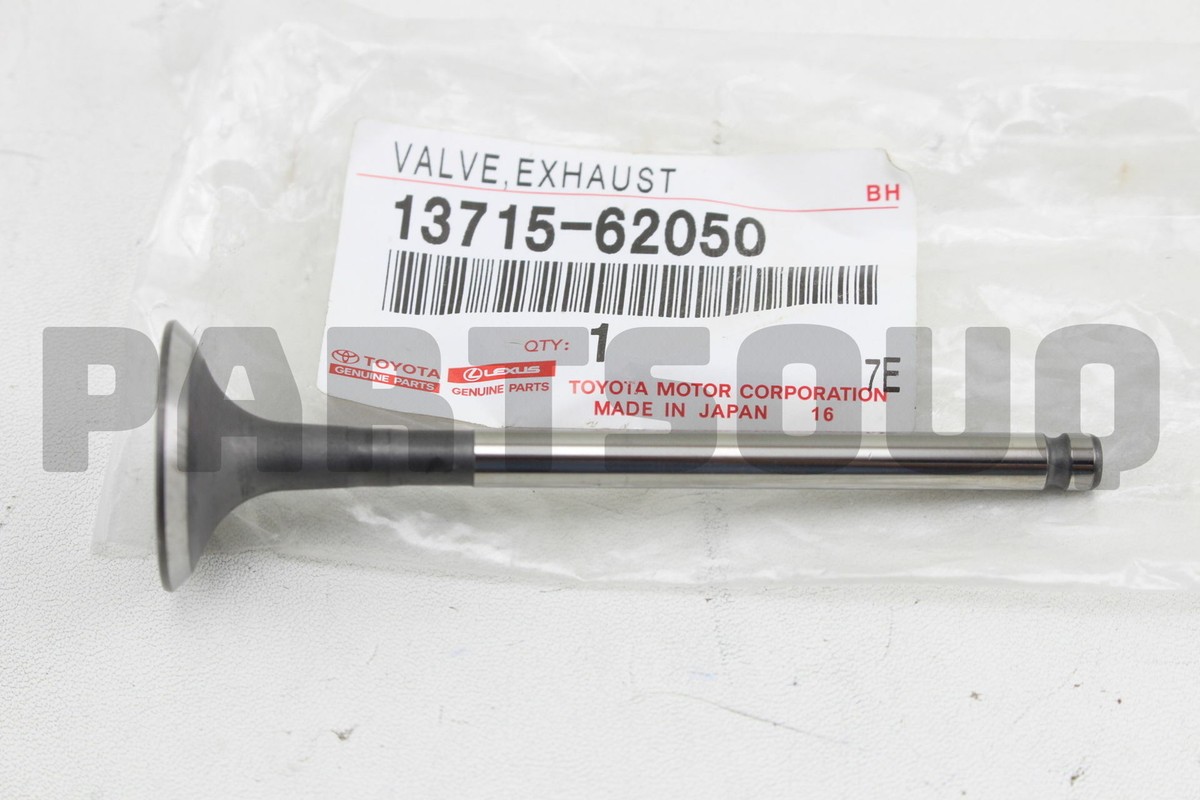 1371562050 Genuine Toyota VALVE, EXHAUST 13715-62050 | eBay 