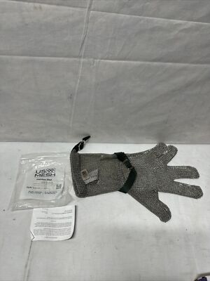 US Mesh USM-1305 Extended Cuff Metal Mesh Glove XL