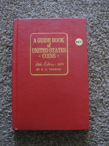 1981 GUIDE BOOK OF UNITED STATES COINS 34th EDITION BY R. S. YEOMAN