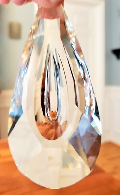 Hyaline & Dora H&D Crystal Clear Glass Teardrop Prism Suncatcher 5''