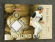 2001 FLEER DIAMOND CUTS BASEBALL BRIAN GILES RC GAME PANTS NRMT AM 91721