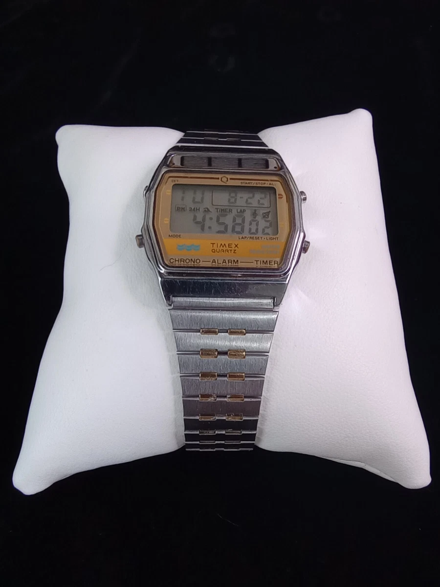 Timex silver shop digital watch