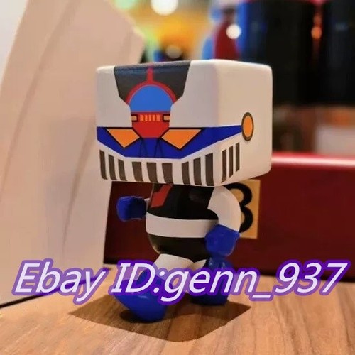 UNBOX DEVILROBOTS TO-FU MAZINGER Z White Blue SOFT VINYL Sofubi Figure H10CM/4in - Picture 3 of 5