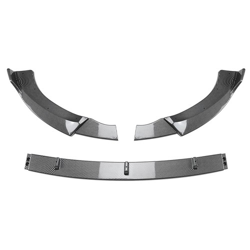 Front Spoiler Splitter For Benz CLS C257 AMG 2022-2024 Carbon Fiber Look - Picture 2 of 12