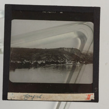 Photo Plate Circa 1920-1930 Glass Positive Glass Slide 8.5cm X 8.5cm Rhine