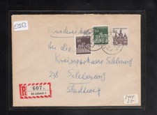 E0253) Carta Reco con RZ 24 Lübeck 1 b