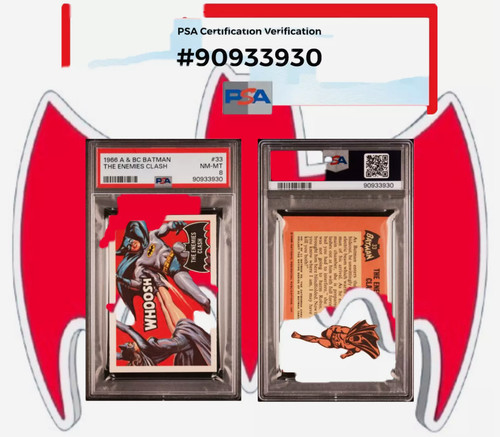 1966 A&BC Batman Black Bat #33 — PSA (grade unconfirmed)