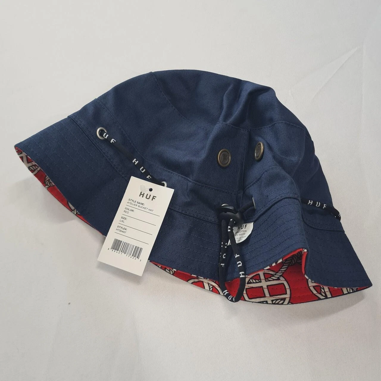 HUF Worldwide Atelier Reversible Bucket Hat - Navy/Red - SALE WAS £50!
Opens in a new window or tab