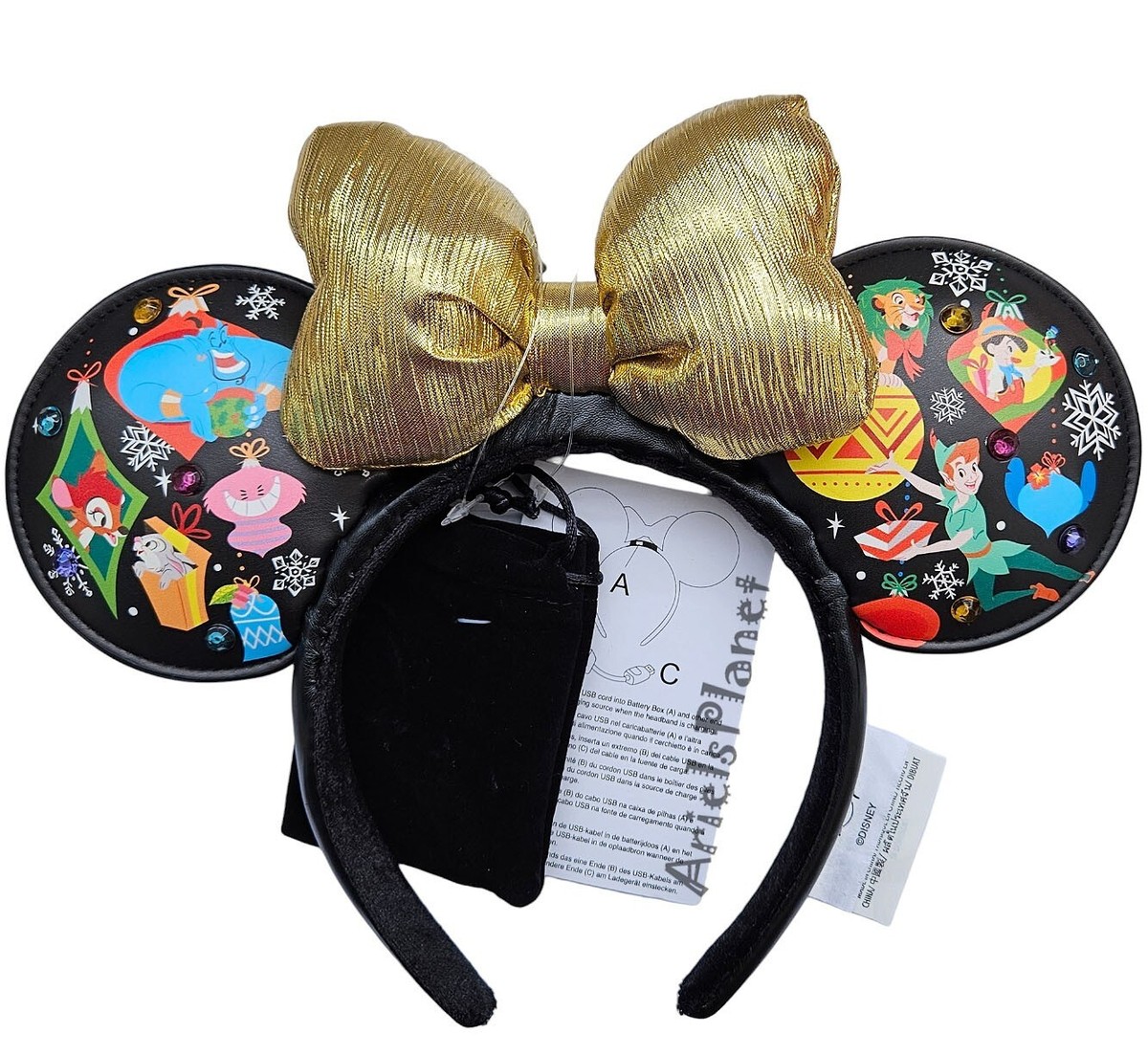 Disney Parks Christmas Holiday Light-Up USB Minnie Mouse 