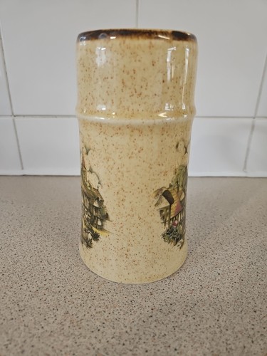 Vintage Royal Worcester, Village Scene Pottery Tankard. Xtra Large Mug - Picture 4 of 6