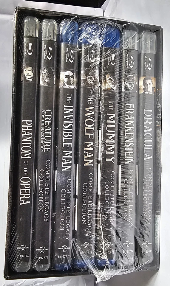 Universal Clásico Monsters 30 Película Dracula Frankenstein Blu-Ray Caja Juego - Imagen 4 de 4