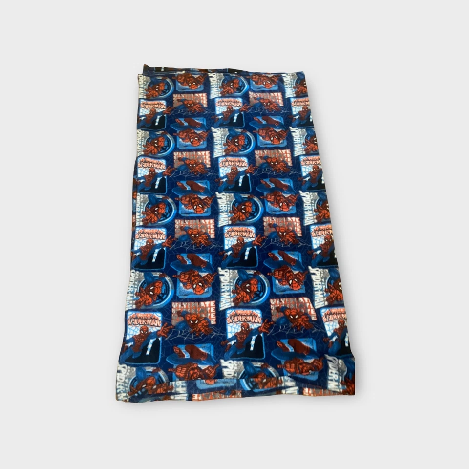 Spider-Man Kids Graphic Print Fleece Handmade Blanket Blue/Red (Meas. 54 x 62) - Image 2 of 3