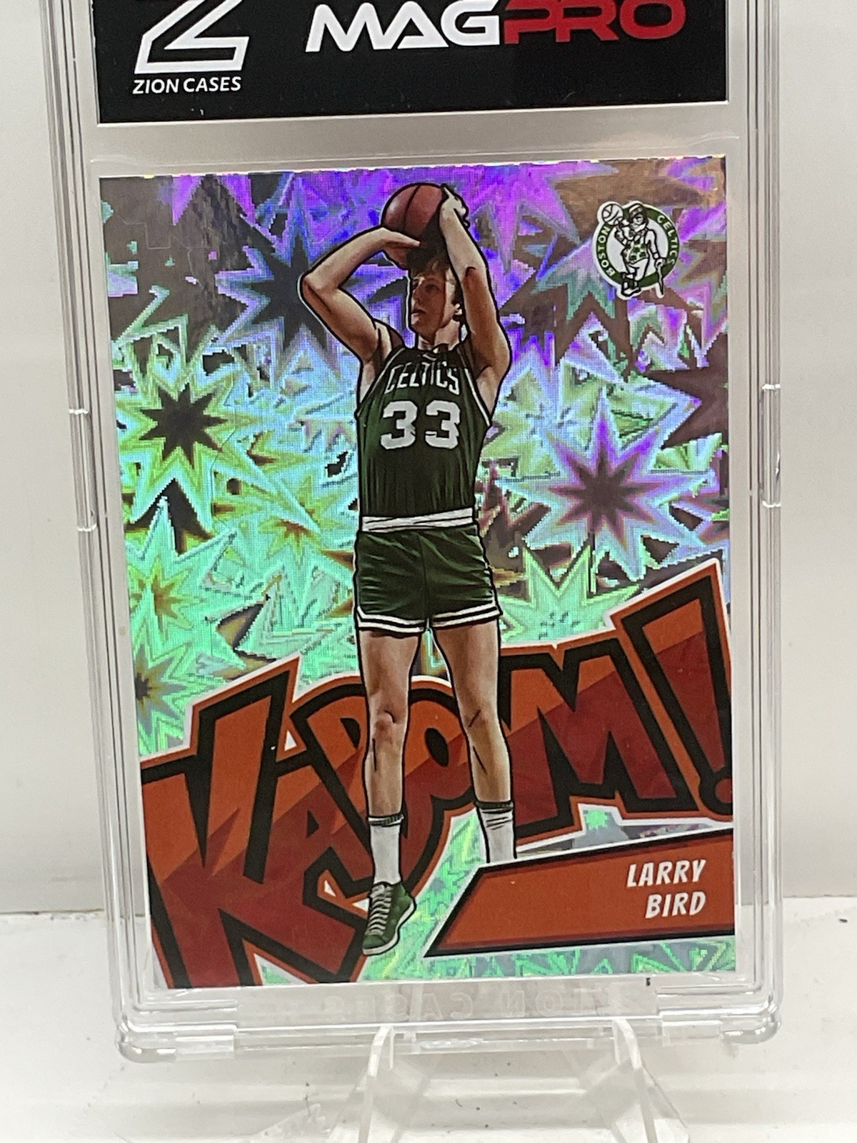 2022-2023 Crown Royale Kaboom #15 Larry Bird SSP Case Hit Boston Celtics HOF