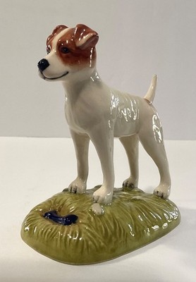 Vintage Jack Russell Terrier Porcelain Figurine Royal Doulton RDA 4