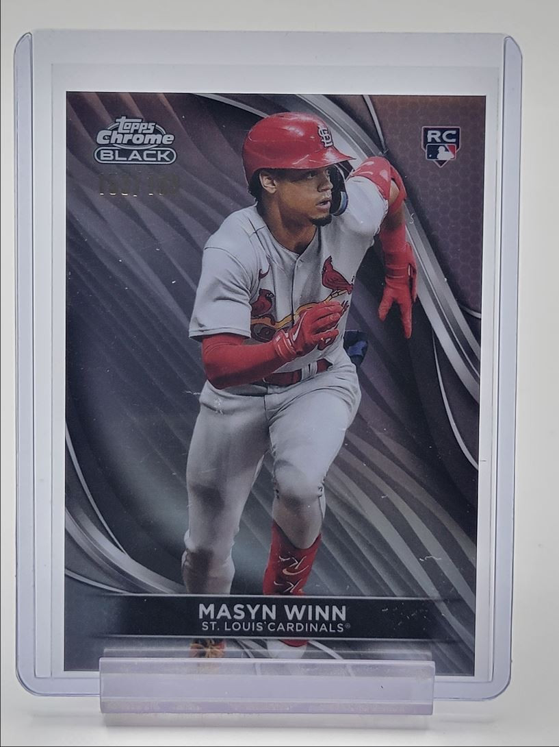 MASYN WINN 2024 TOPPS CHROME BLACK ROOKIE REFRACTOR #46 RC /199 Q2491