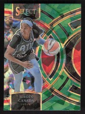 2024 Panini Select WNBA #198 Jordin Canada Green Ice Prizms