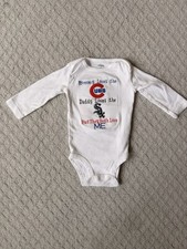 Carters Baseball Themed Cubs And White Sox Outfit Size 6m New