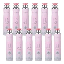 (Multi-Pack) 12-Pack Yara Air Freshener Spray by Lattafa 300ml
