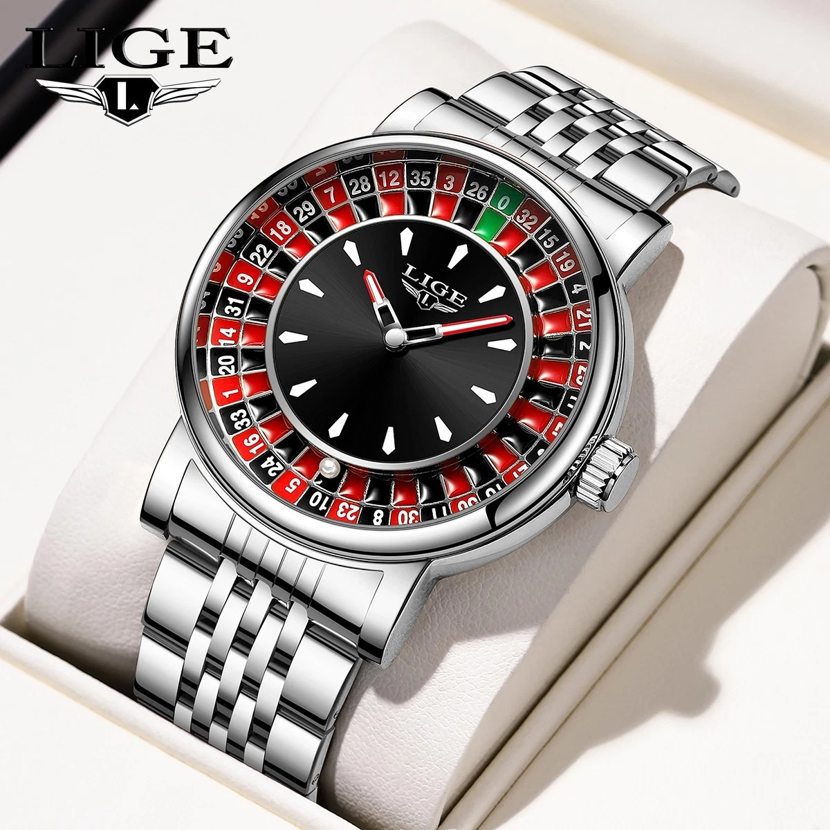 Lige Leather Wristwatches for sale | eBay