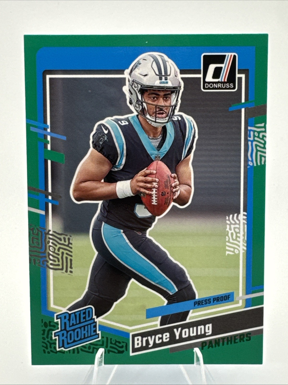 2023 Panini Donruss - Rated Rookie/GREEN Press Proof - Bryce Young #311 🔥 FS!