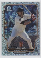 2014 Bowman Chrome Shimmer Refractor 1/15 Angel Pagan #177 0h1g