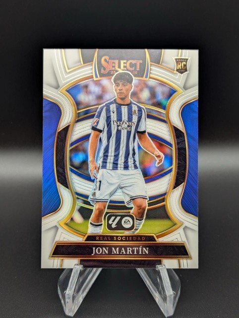 2025-26 Panini Select La Liga Jon Martin RC White Prizm /20