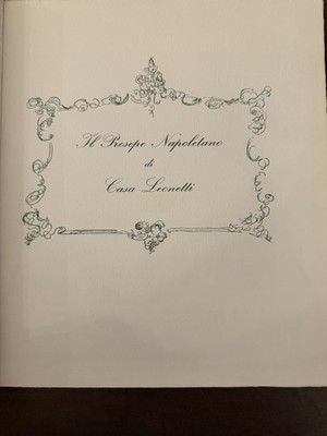 DIE NEAPOLITANISCHE KRIPPE VON CASA LEONETTI - Typografische Kunst 1964