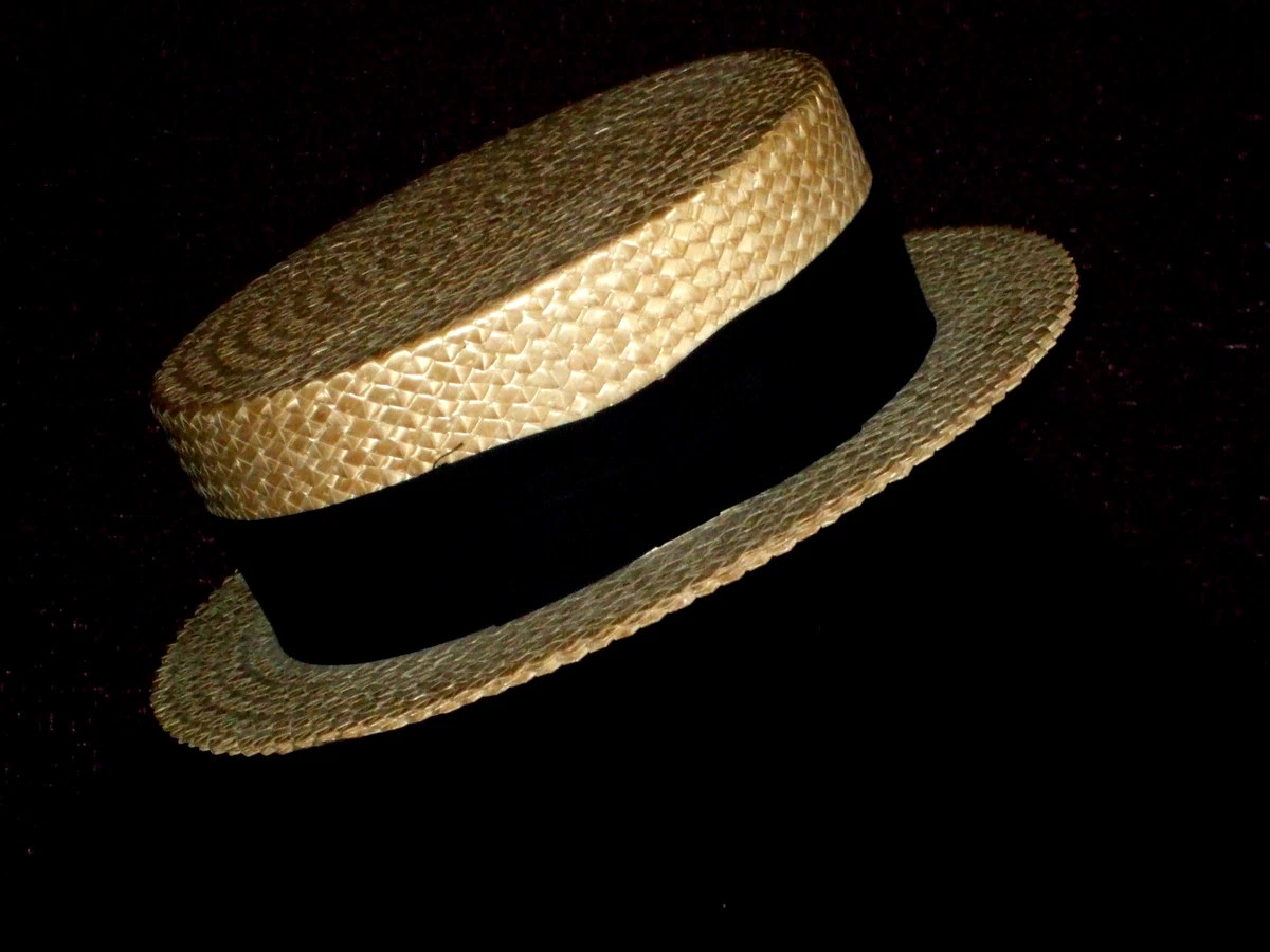 Boater Vintage Hats for Men for sale | eBay